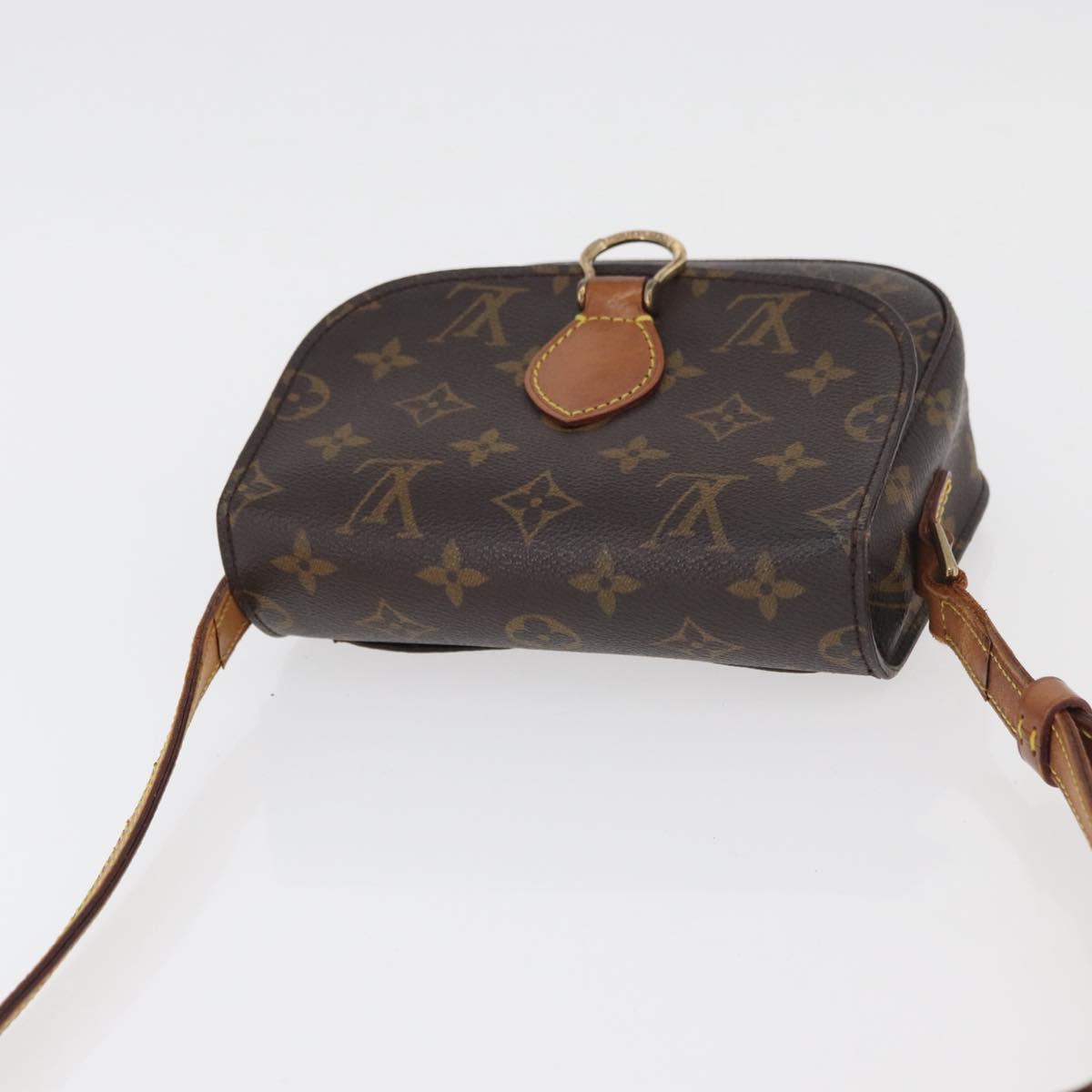 LOUIS VUITTON Monogram Saint Cloud PM Shoulder Bag M51244 LV Auth BA12390