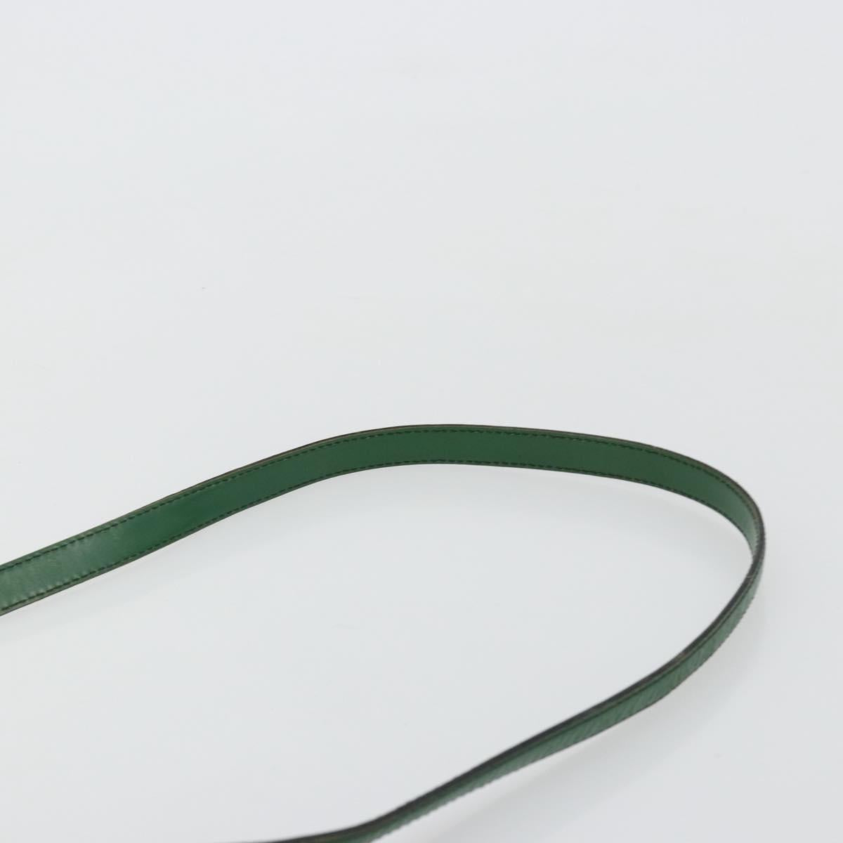 LOUIS VUITTON Epi Jeune Fille MM Shoulder Bag Green M52154 LV Auth BA12391