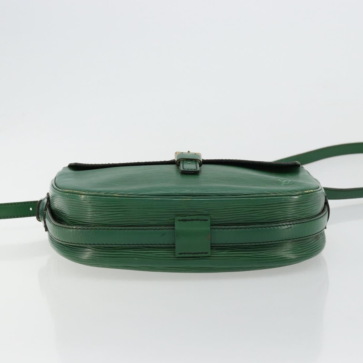 LOUIS VUITTON Epi Jeune Fille MM Shoulder Bag Green M52154 LV Auth BA12391