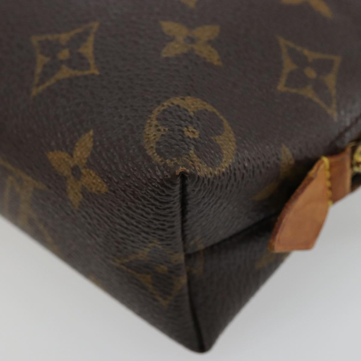 LOUIS VUITTON Monogram Pochette Cosmetic PM Pouch M43998 LV Auth BA12392