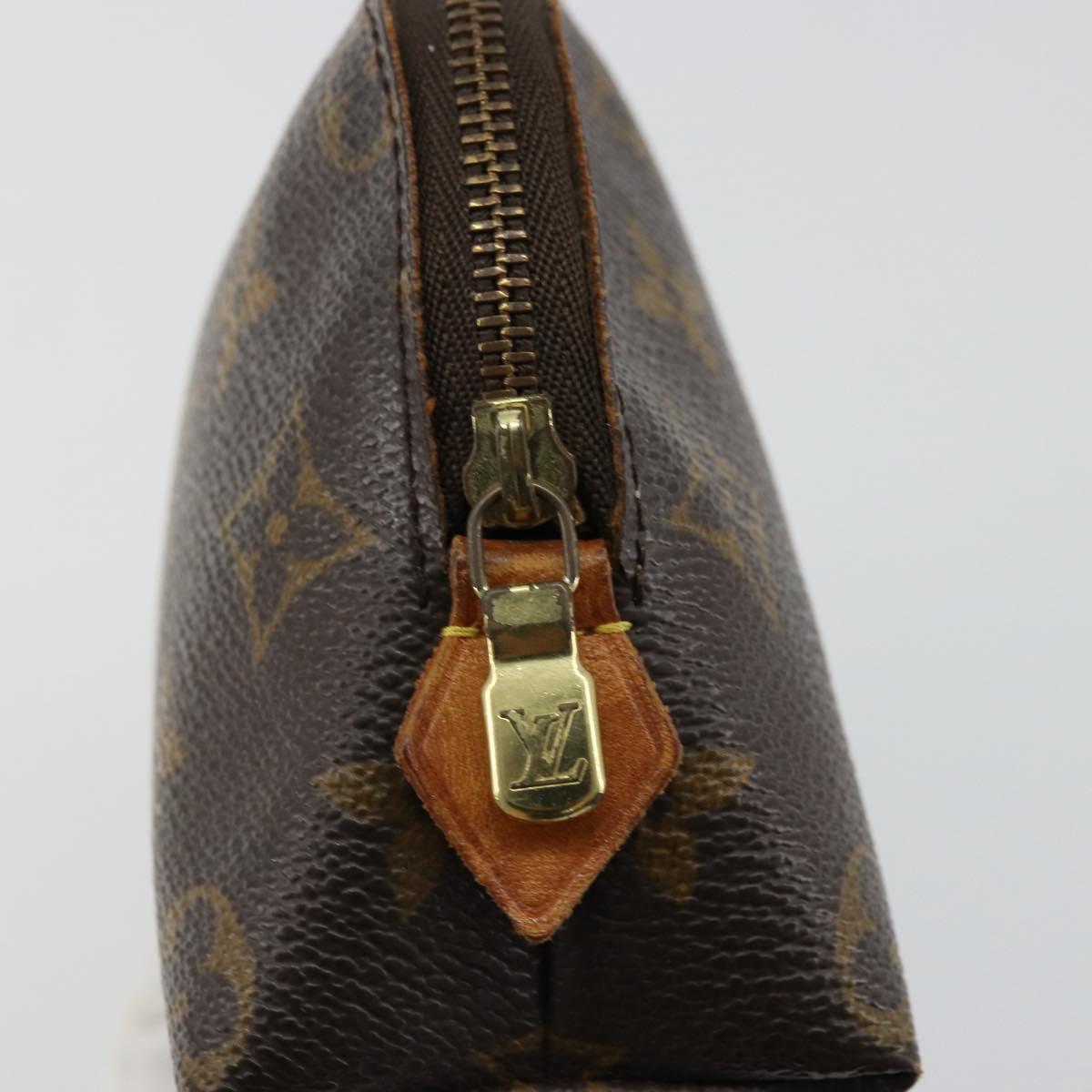 LOUIS VUITTON Monogram Pochette Cosmetic PM Pouch M43998 LV Auth BA12392