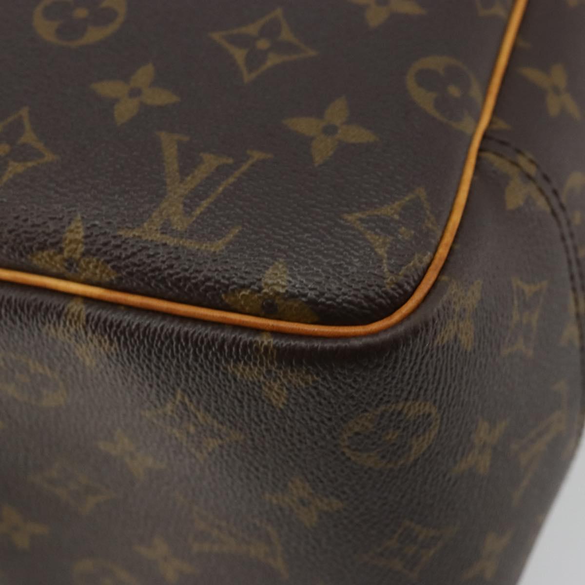 LOUIS VUITTON Monogram Deauville Hand Bag M47270 LV Auth BA12418