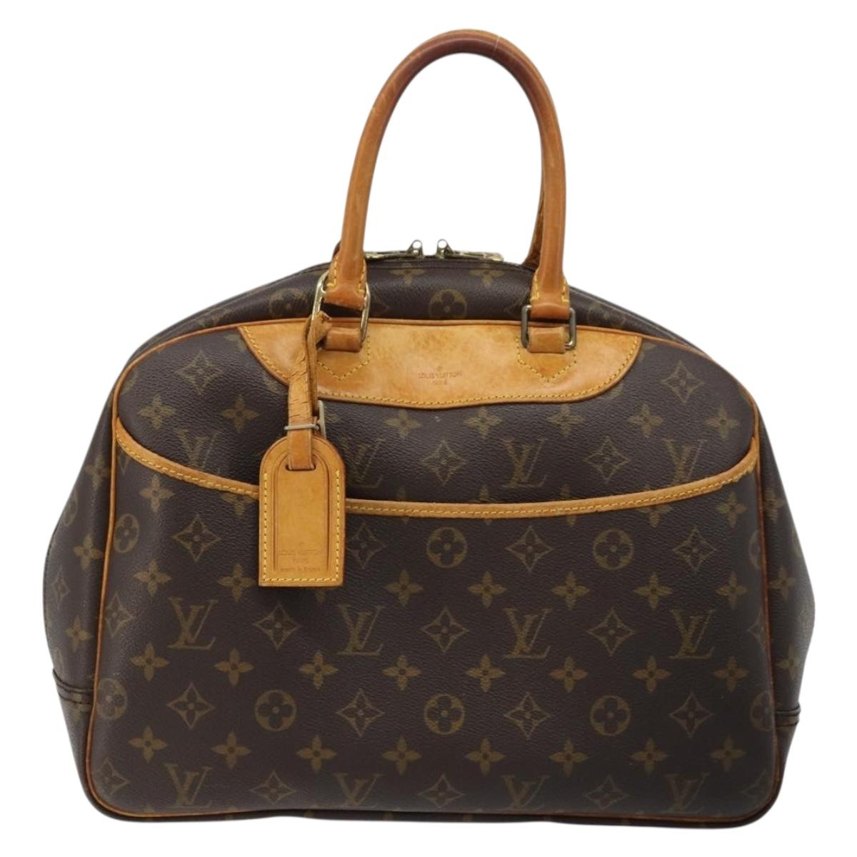 LOUIS VUITTON Monogram Deauville Hand Bag M47270 LV Auth BA12418