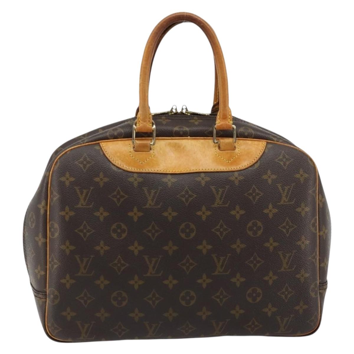 LOUIS VUITTON Monogram Deauville Hand Bag M47270 LV Auth BA12418