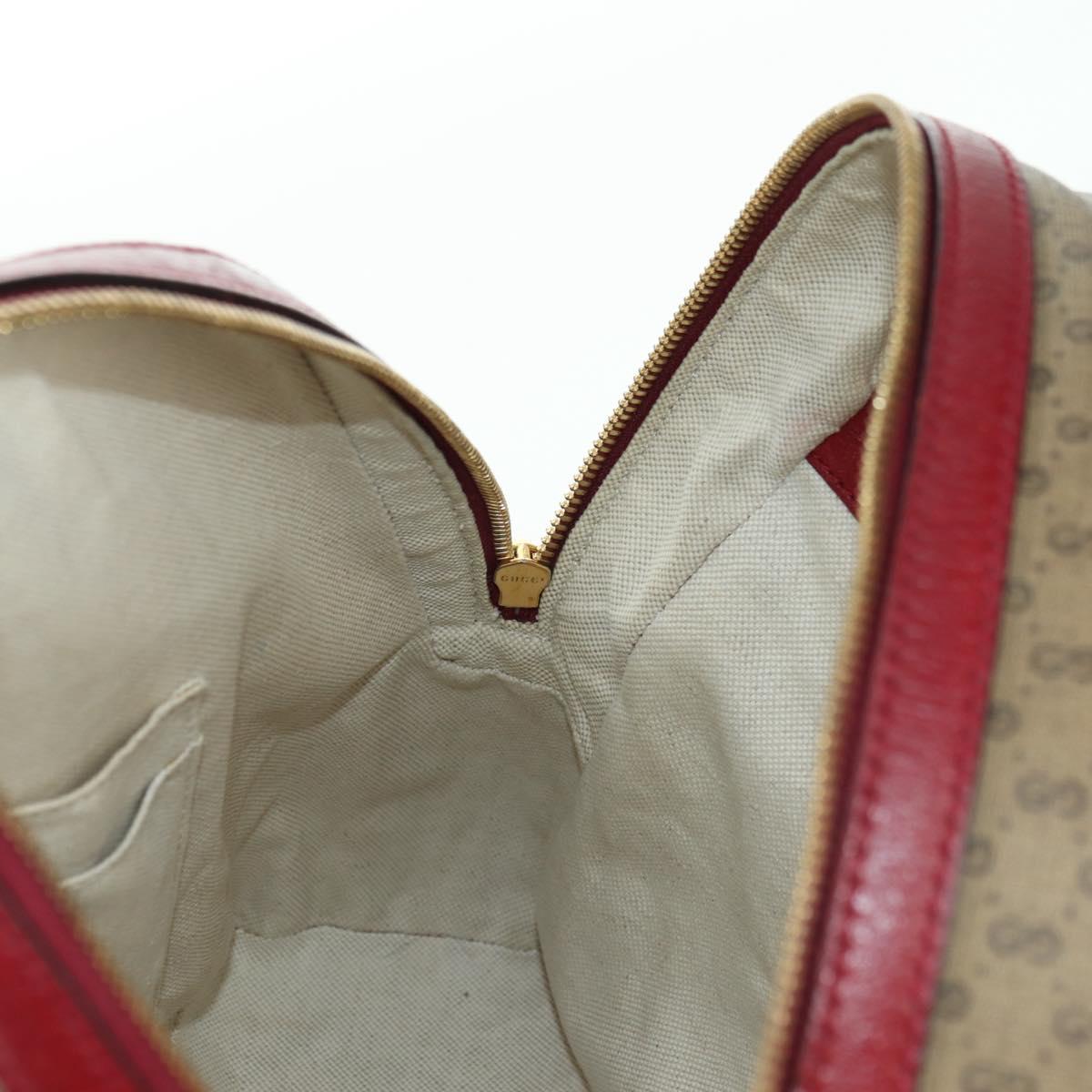 GUCCI Micro GG Supreme Doraemon Backpack PVC Beige Gold 647816 Auth BA12426M