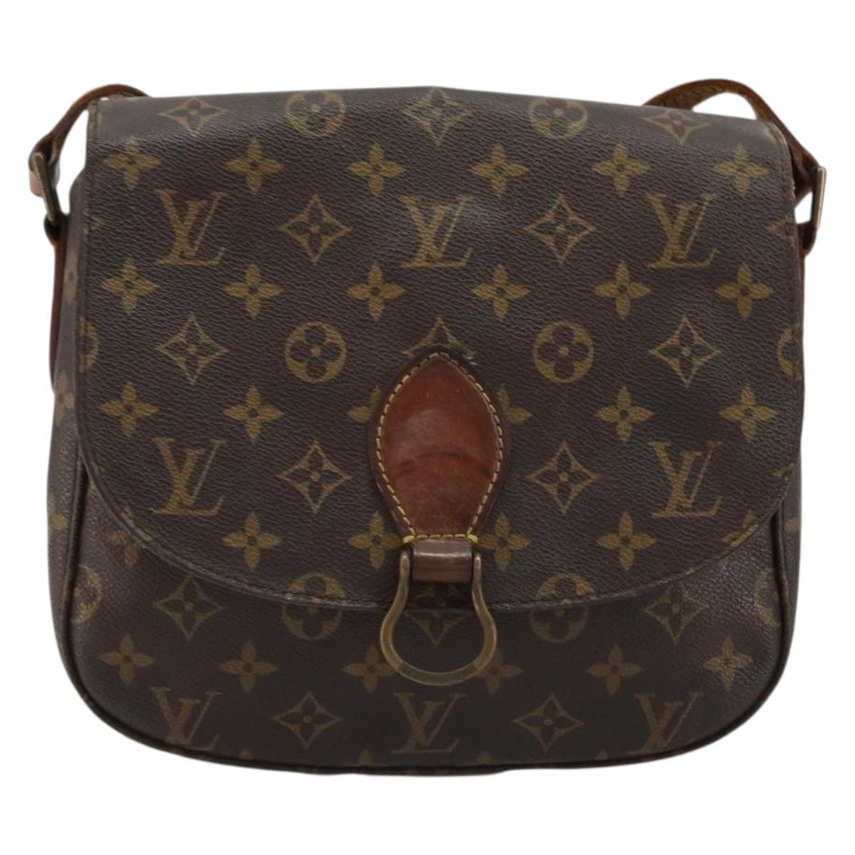 LOUIS VUITTON Monogram Saint Cloud GM Shoulder Bag M51242 LV Auth BA12436