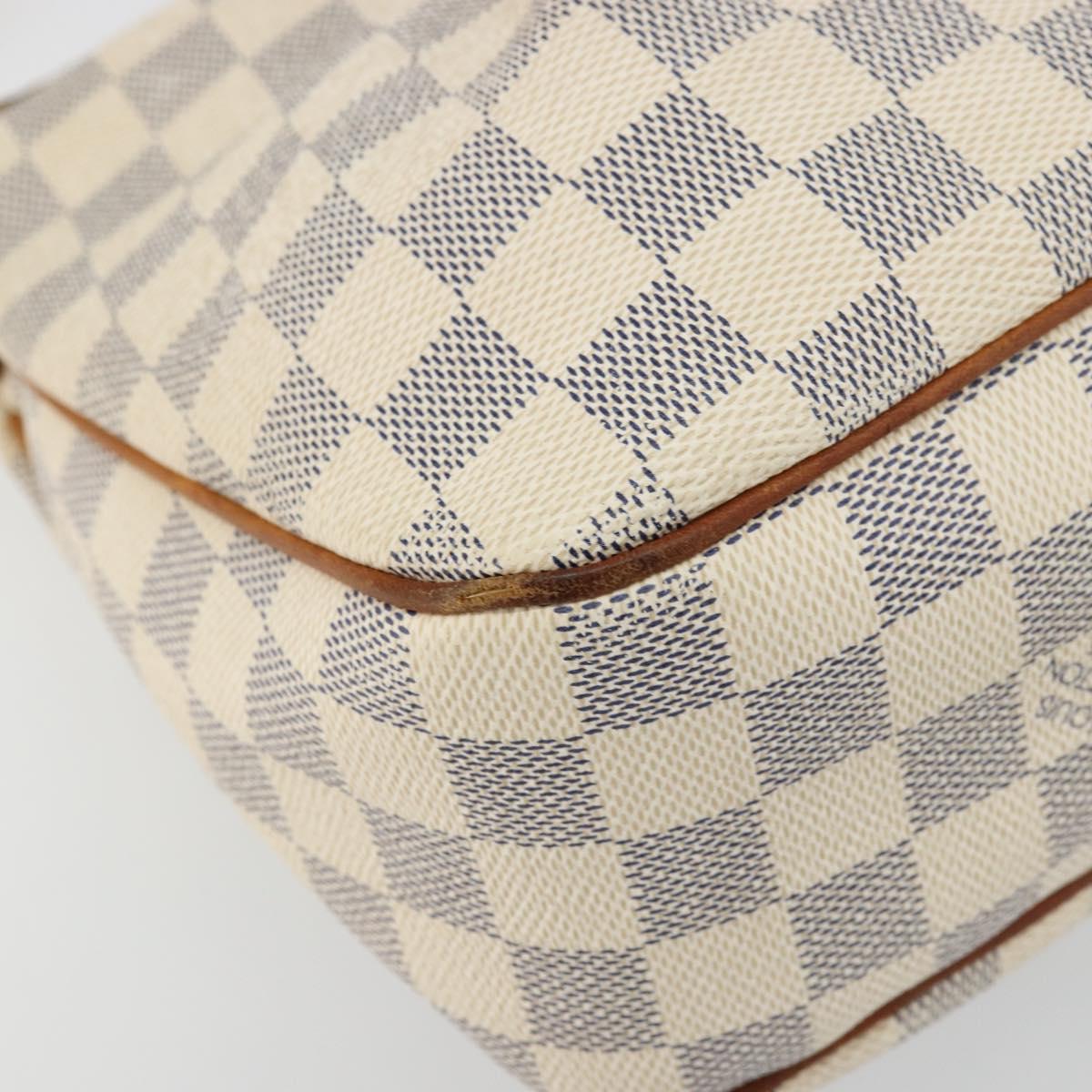 LOUIS VUITTON Damier Azur Siracusa PM Shoulder Bag N41113 LV Auth BA12460