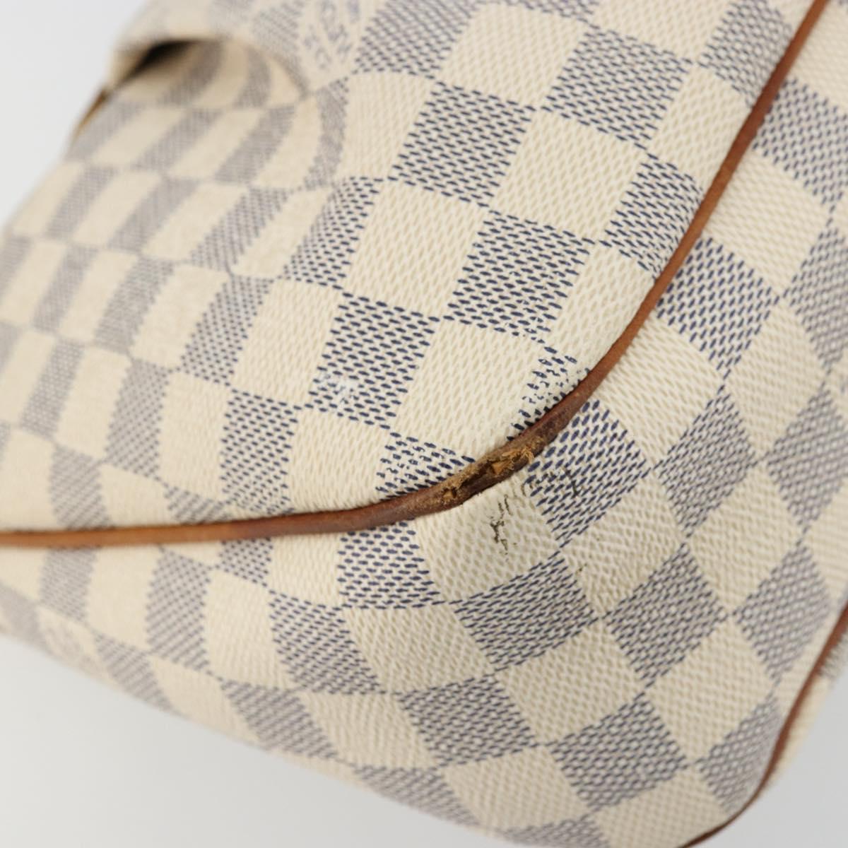LOUIS VUITTON Damier Azur Siracusa PM Shoulder Bag N41113 LV Auth BA12460