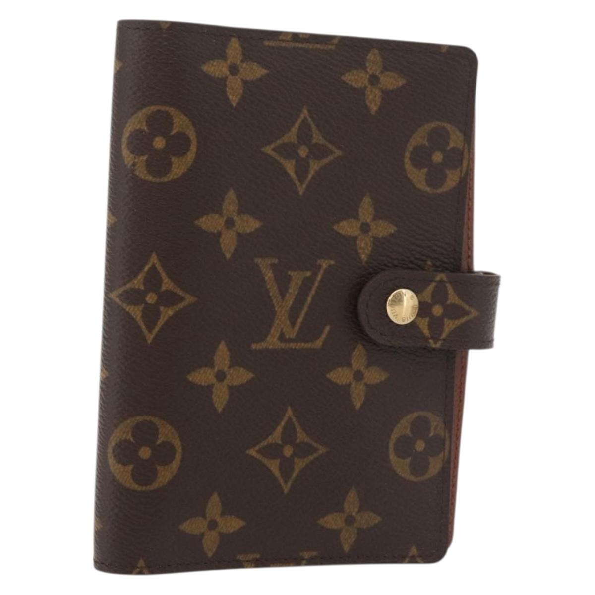 LOUIS VUITTON Monogram Agenda PM Day Planner Cover R20005 LV Auth BA12468A