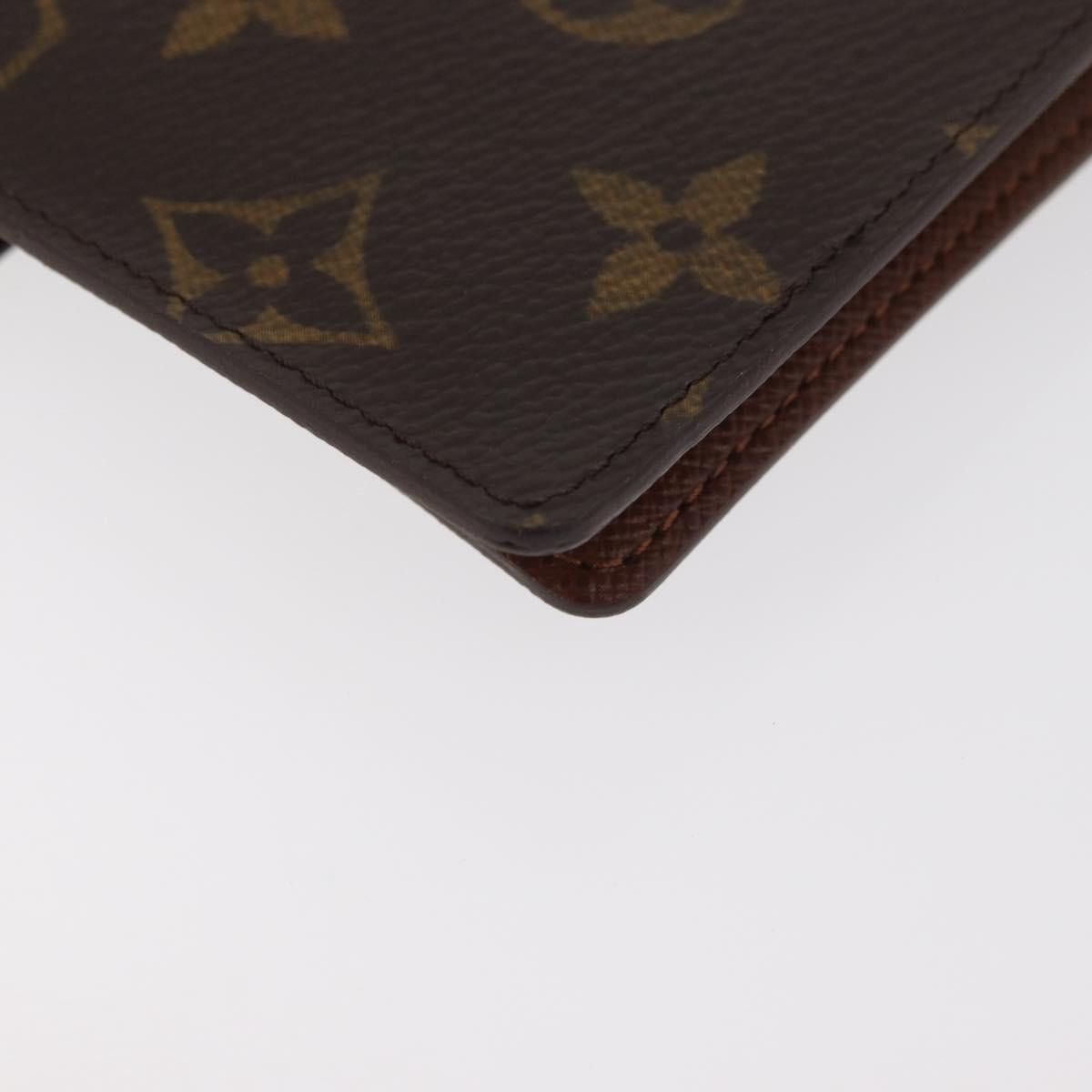 LOUIS VUITTON Monogram Agenda PM Day Planner Cover R20005 LV Auth BA12468A