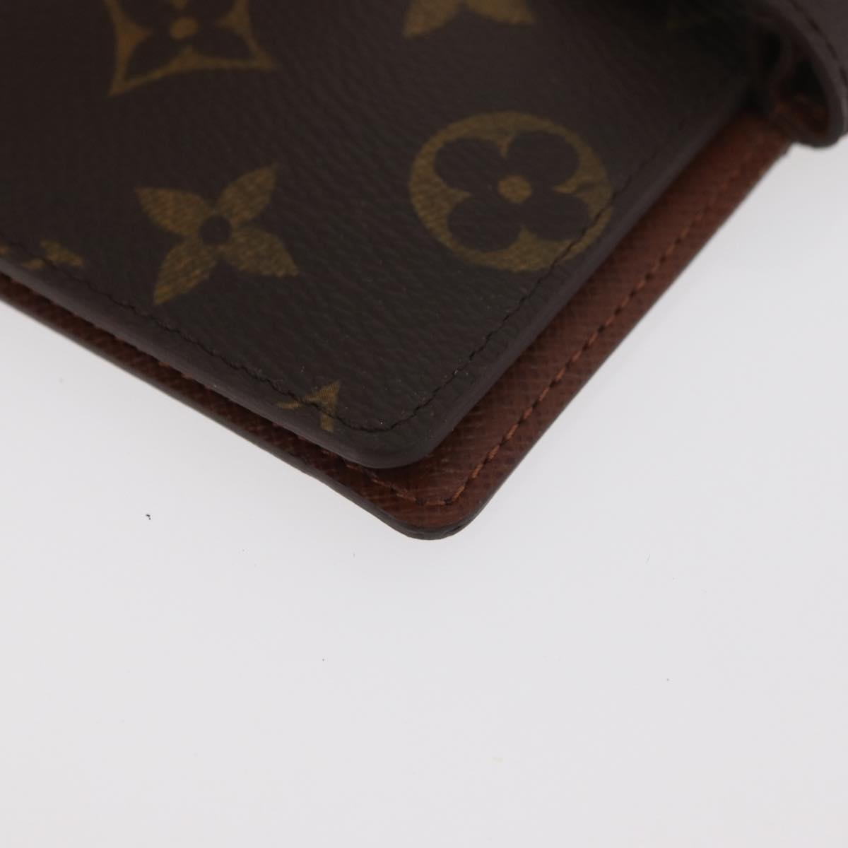 LOUIS VUITTON Monogram Agenda PM Day Planner Cover R20005 LV Auth BA12468A