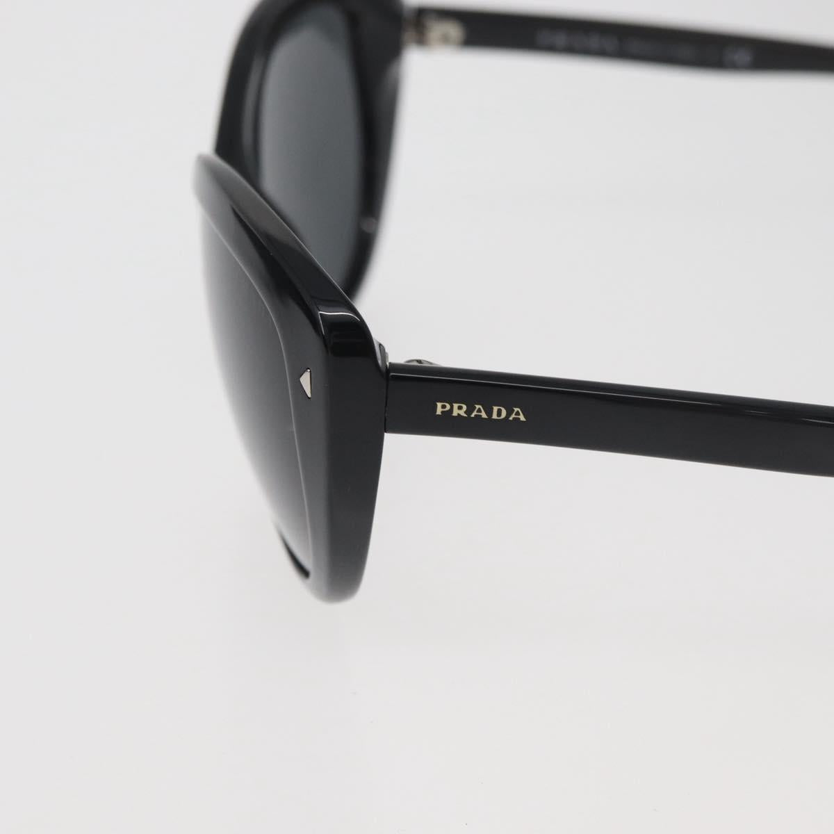 PRADA Sunglasses plastic Black Auth BA12474A