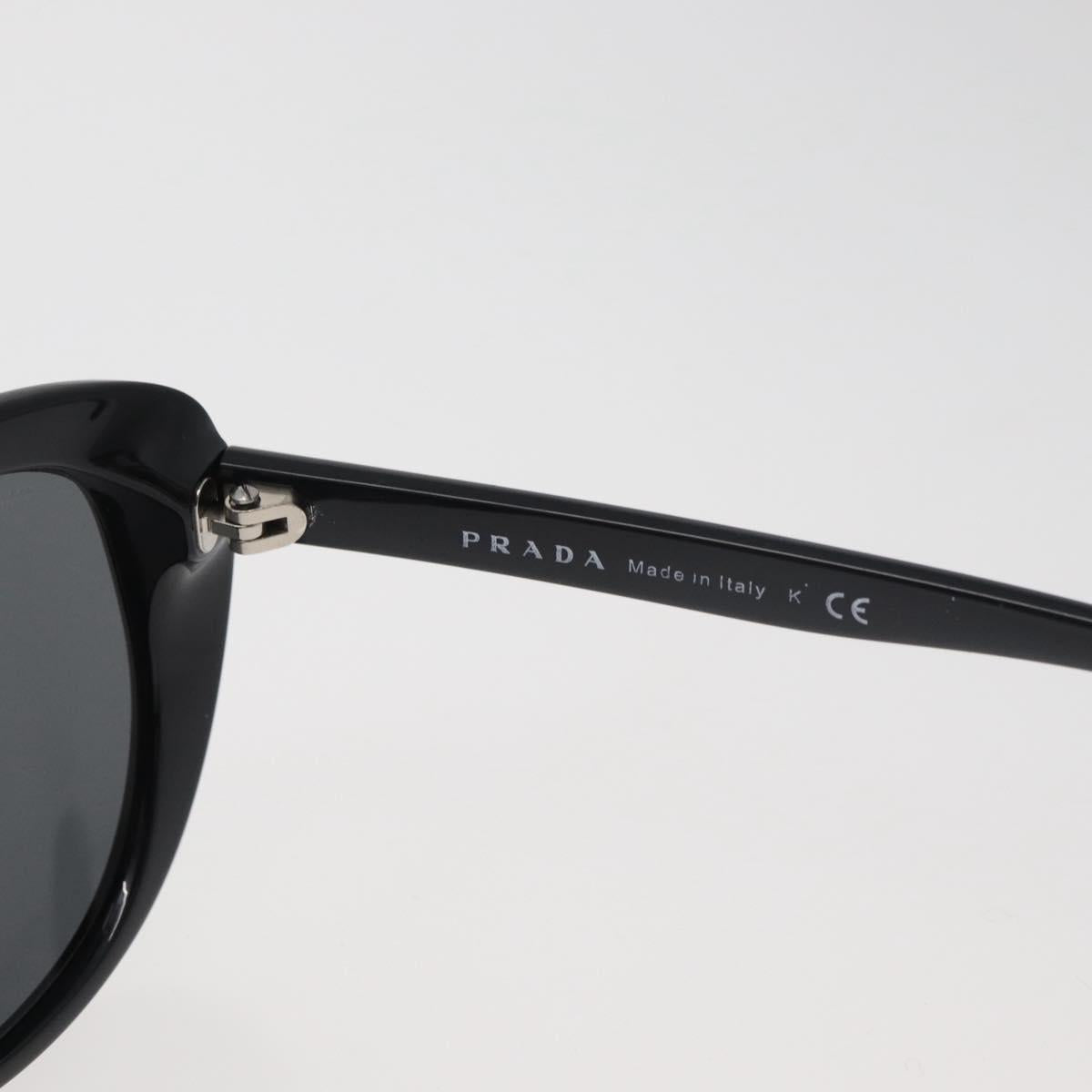 PRADA Sunglasses plastic Black Auth BA12474A