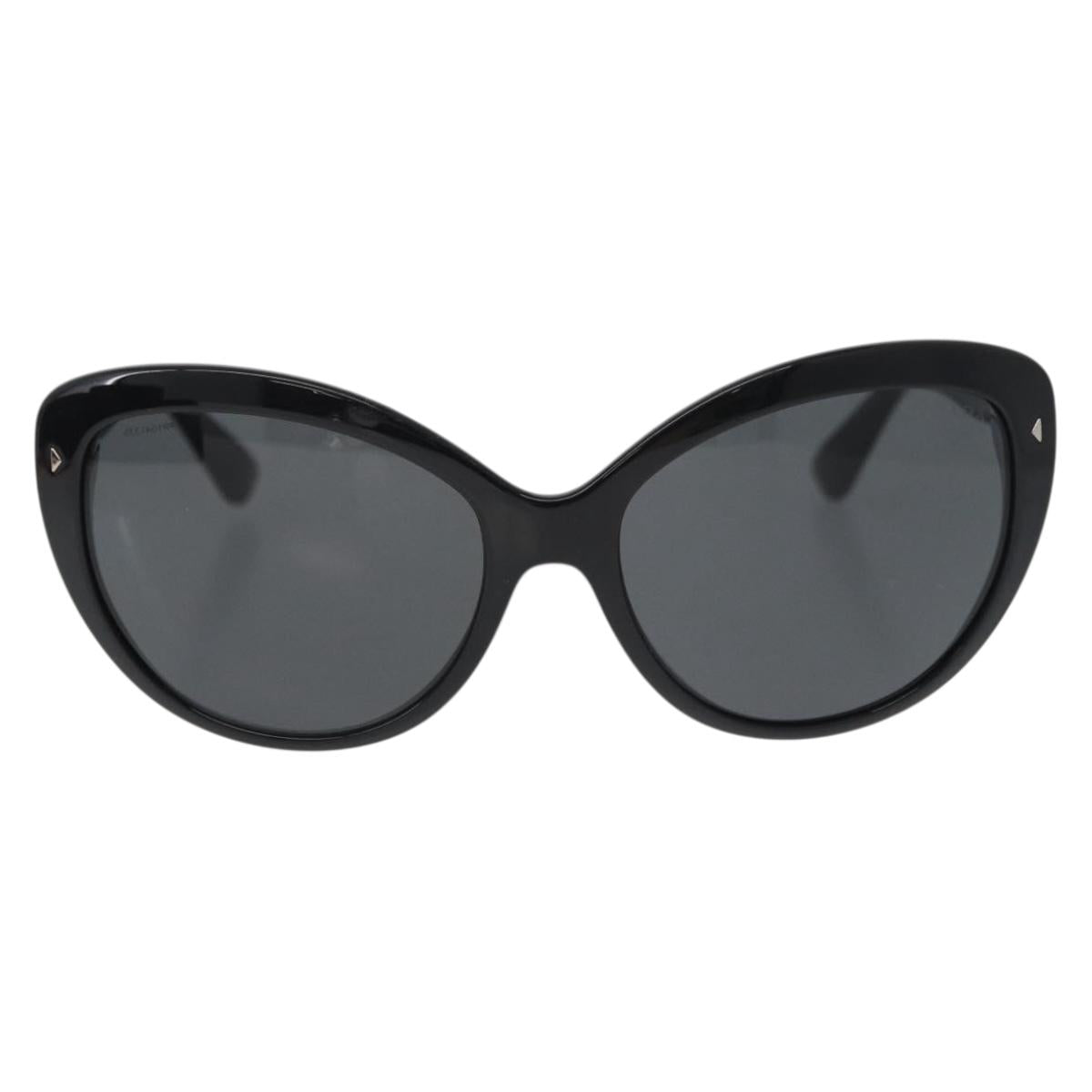 PRADA Sunglasses plastic Black Auth BA12474A