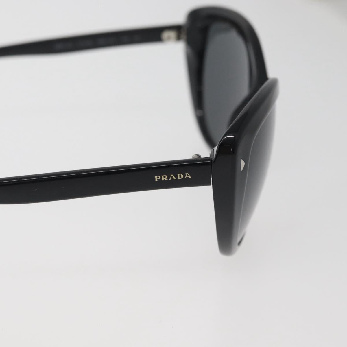 PRADA Sunglasses plastic Black Auth BA12474A