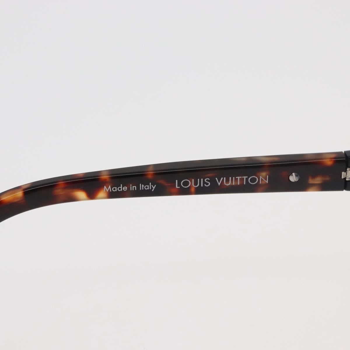LOUIS VUITTON Tortoise Pattern Sunglasses plastic Blue LV Auth BA12483A