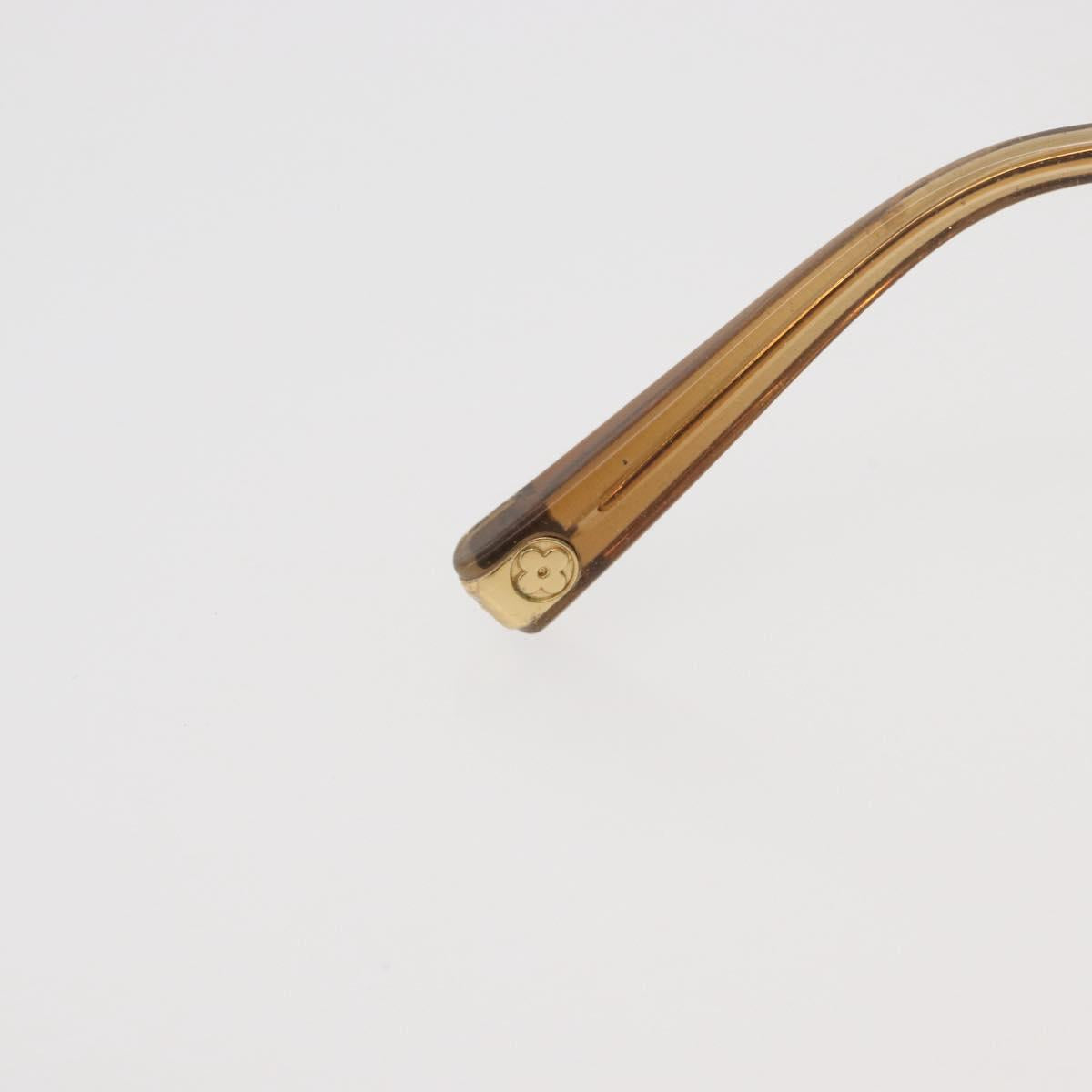 LOUIS VUITTON Sunglasses metal Brown LV Auth BA12484A
