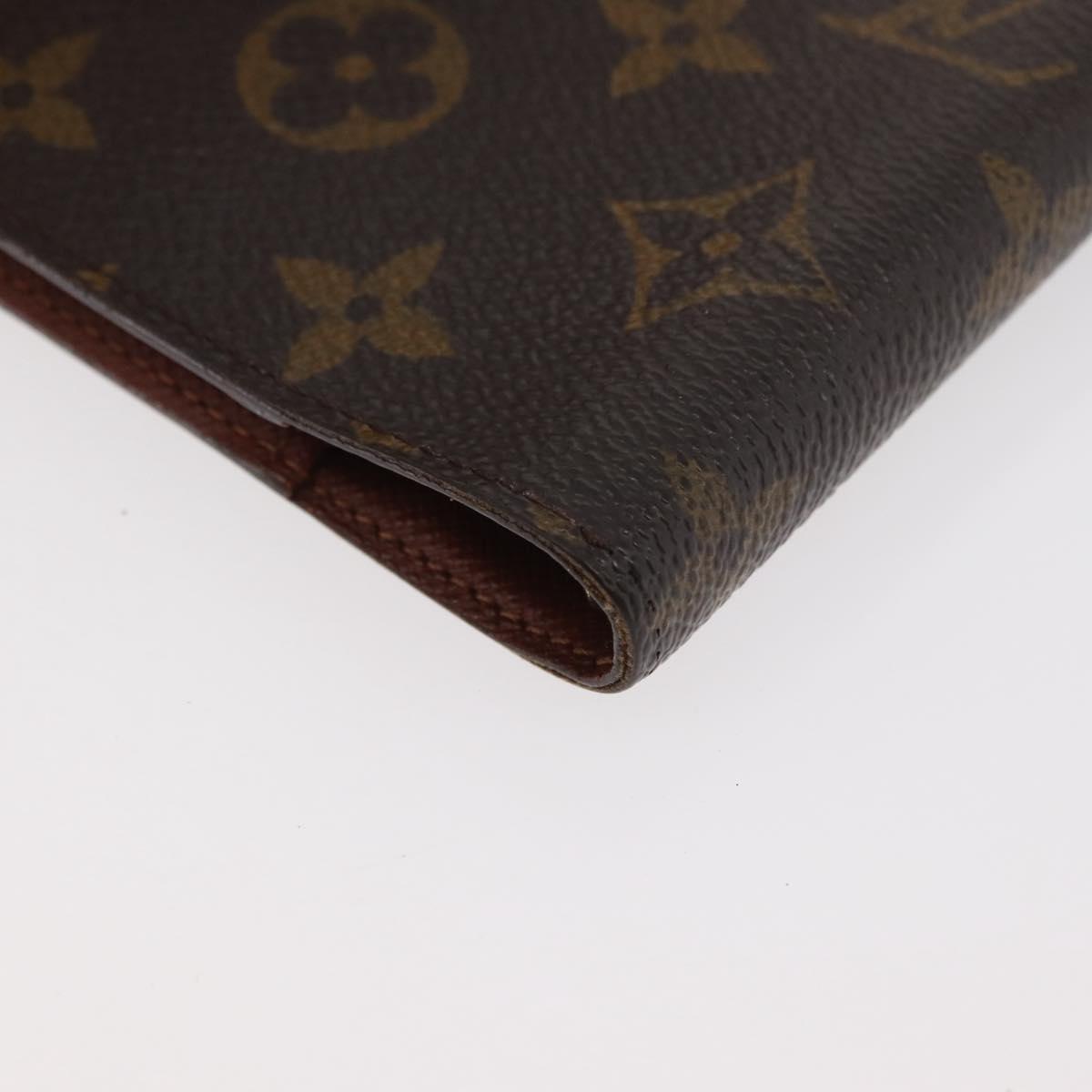 LOUIS VUITTON Monogram Agenda PM Day Planner Cover R20005 LV Auth BA12488