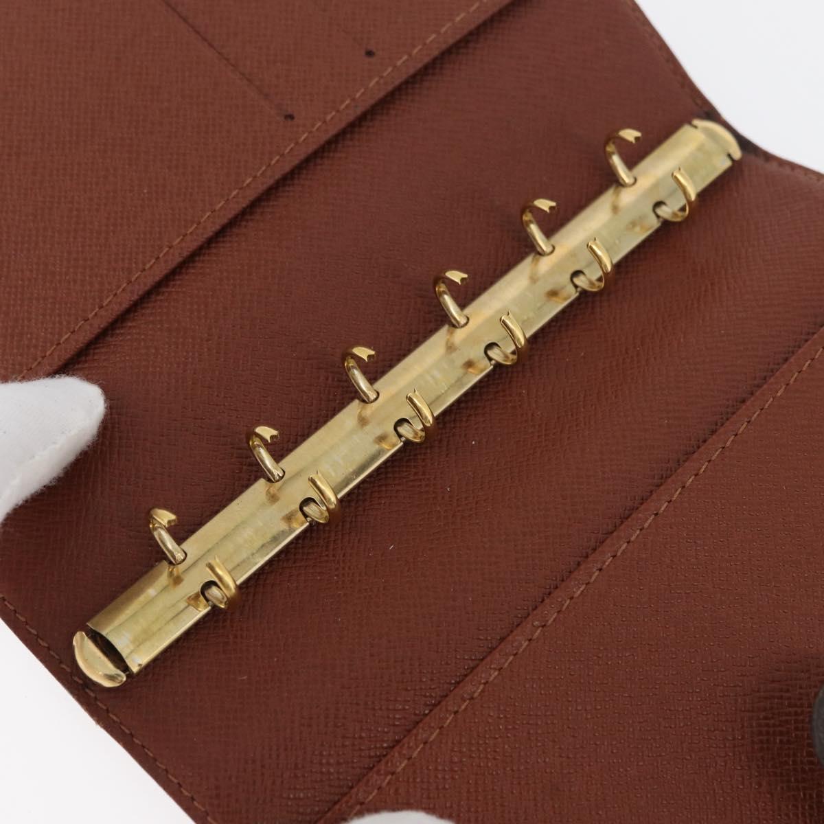 LOUIS VUITTON Monogram Agenda PM Day Planner Cover R20005 LV Auth BA12488