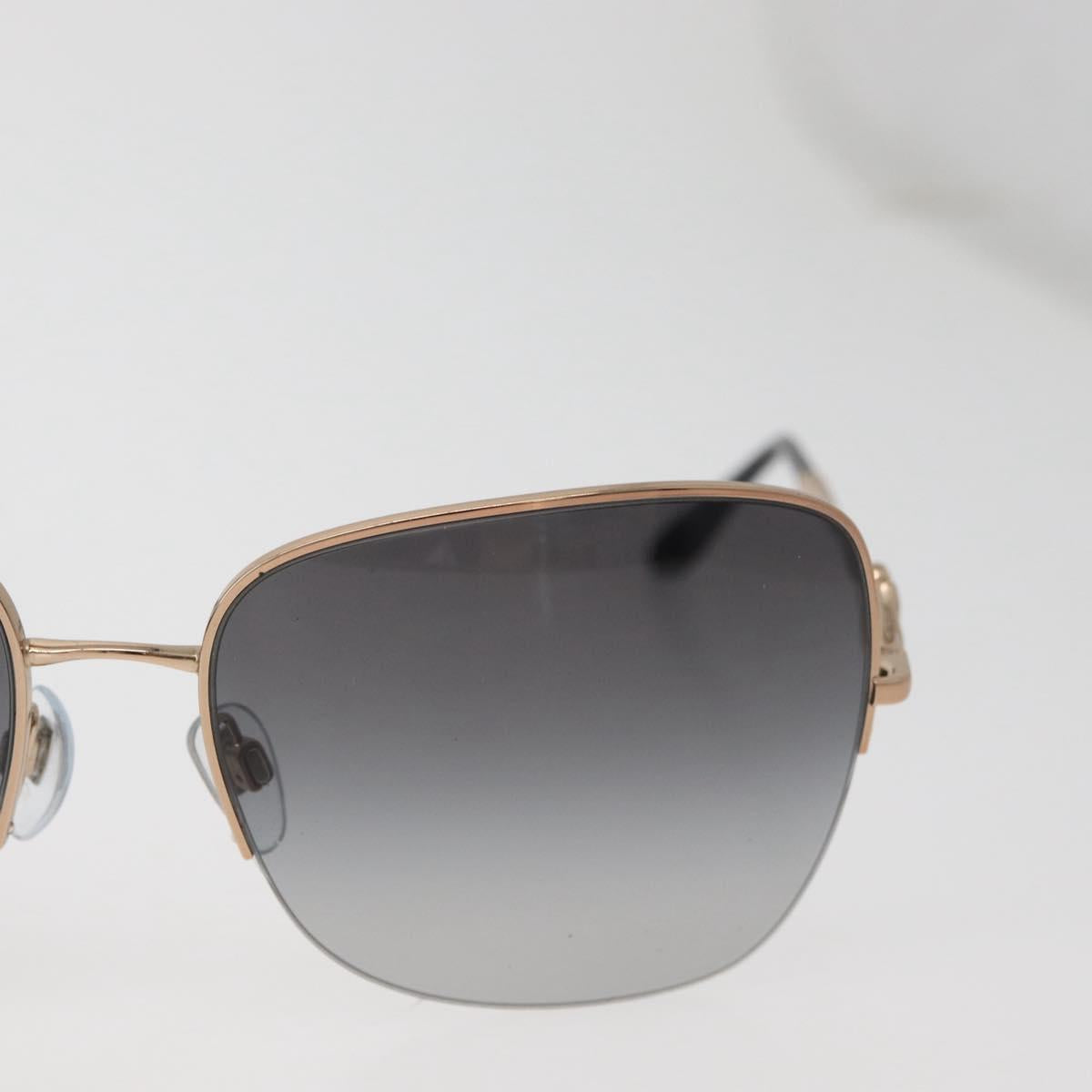 BVLGARI Sunglasses metal Brown Auth BA12489A