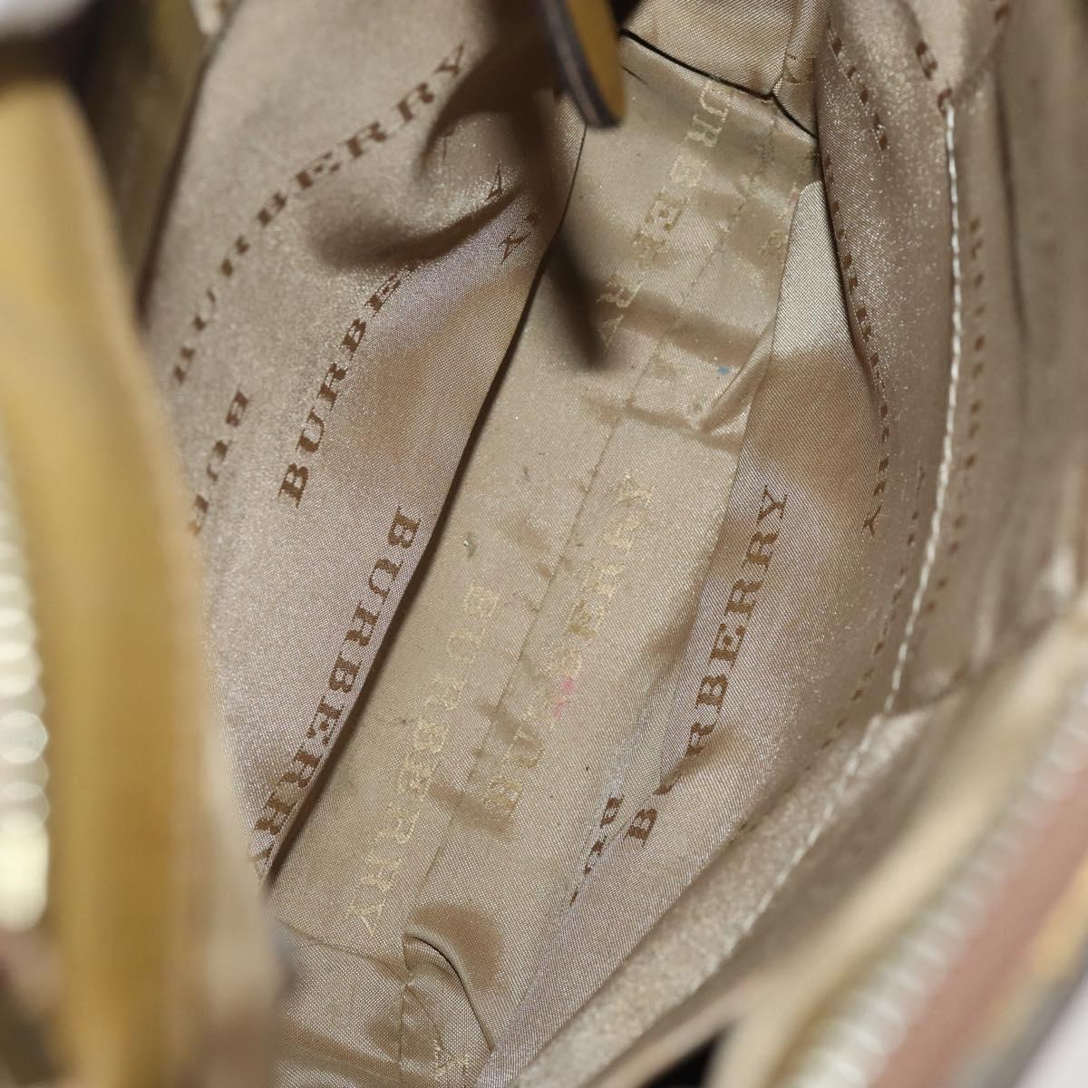 Burberrys Burberry Nova Check Shoulder Bag Canvas 2 Set Beige Auth BA12494