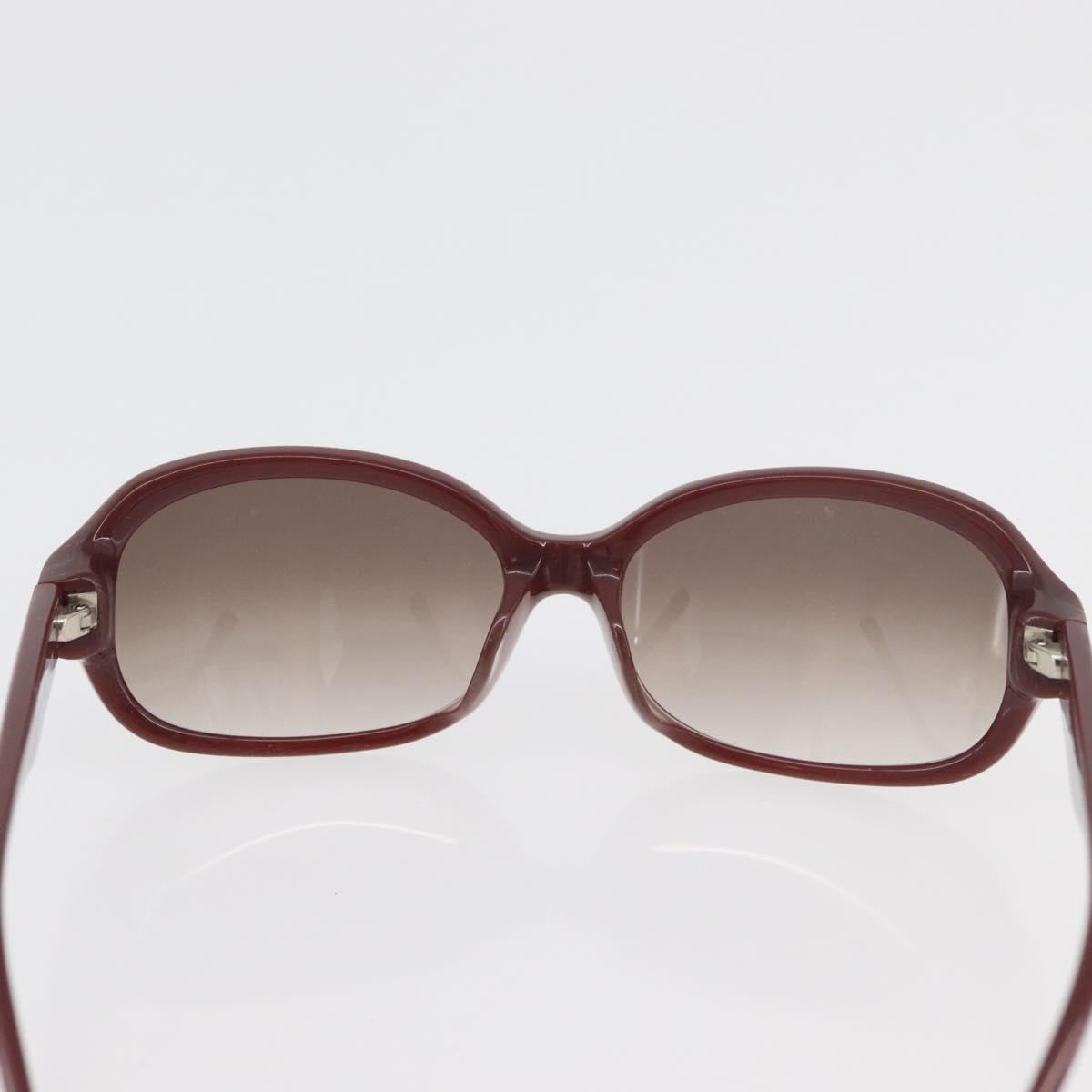 Chloe Sunglasses plastic 2 Set Brown Bordeaux Auth BA12498