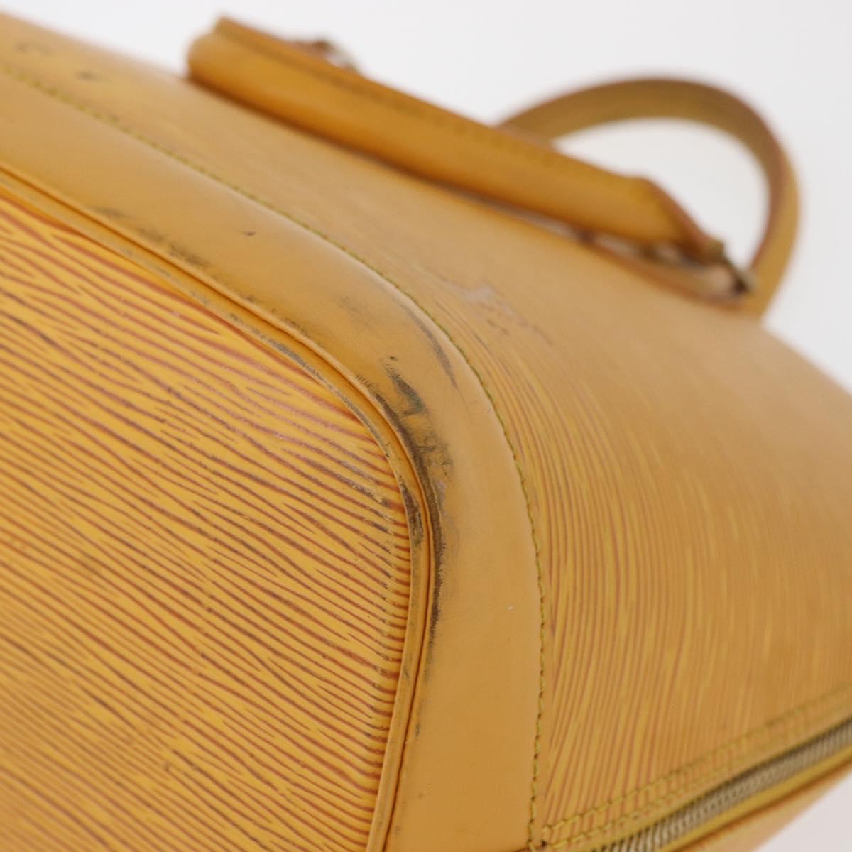 LOUIS VUITTON Epi Alma Hand Bag Yellow M52149 LV Auth BA12501