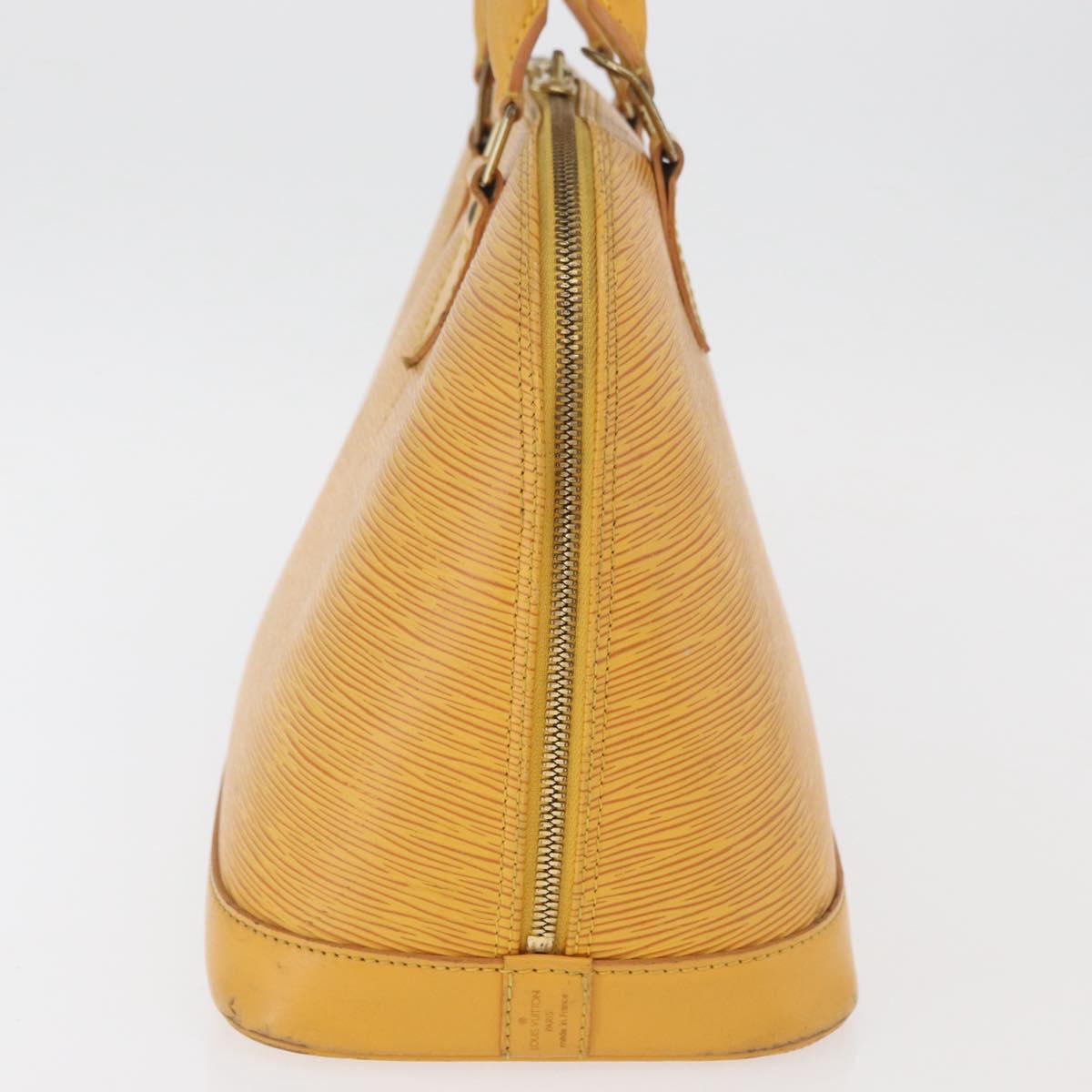 LOUIS VUITTON Epi Alma Hand Bag Yellow M52149 LV Auth BA12501