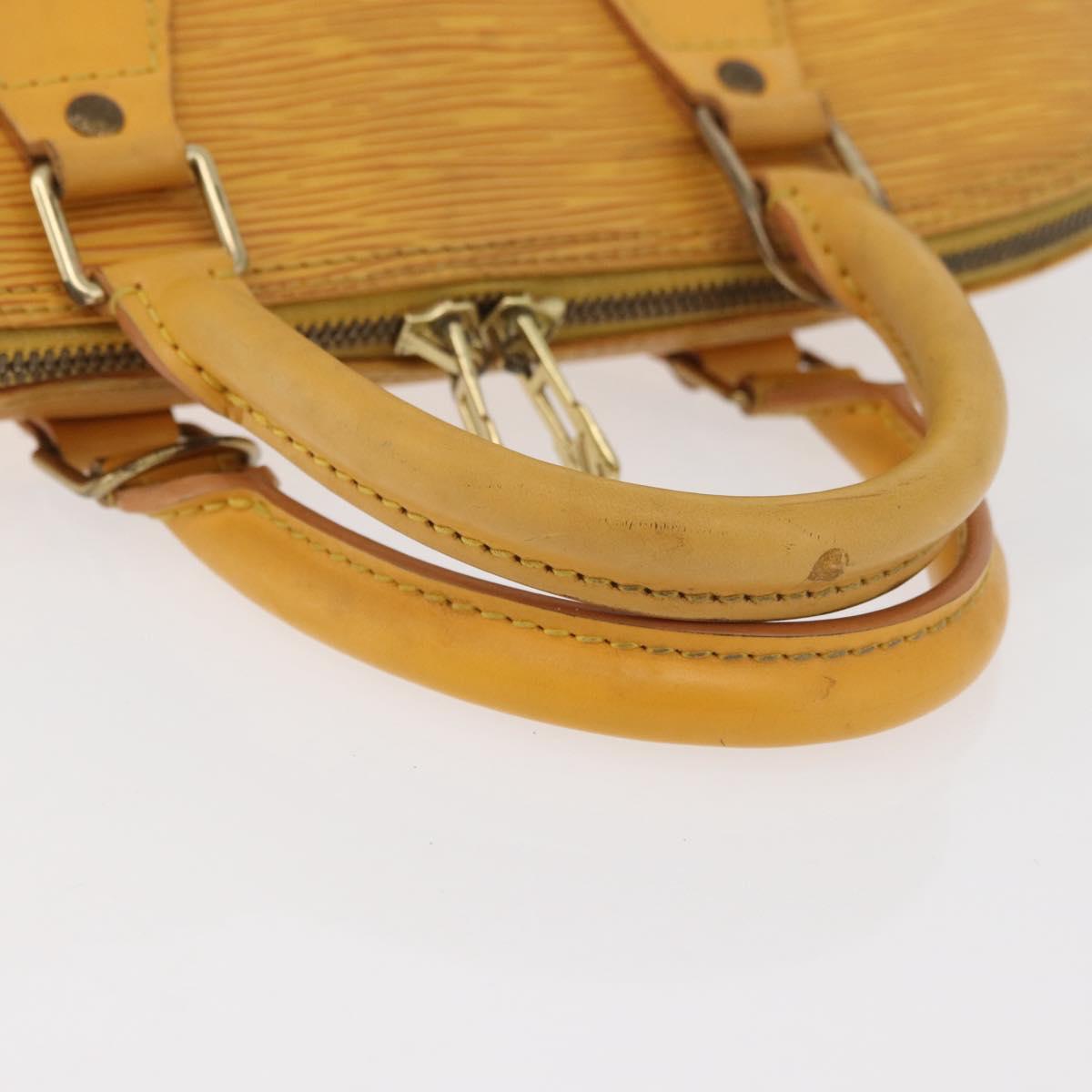 LOUIS VUITTON Epi Alma Hand Bag Yellow M52149 LV Auth BA12501