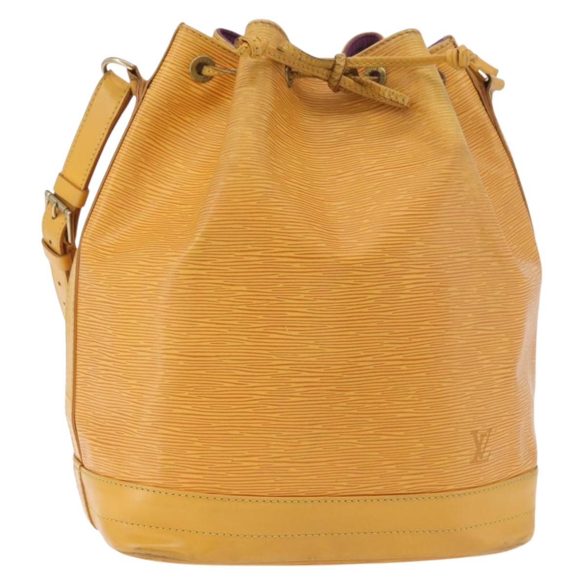 LOUIS VUITTON Epi Noe Shoulder Bag Tassili Yellow M44009 LV Auth BA12503