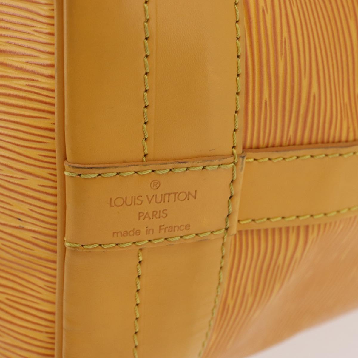 LOUIS VUITTON Epi Noe Shoulder Bag Tassili Yellow M44009 LV Auth BA12503