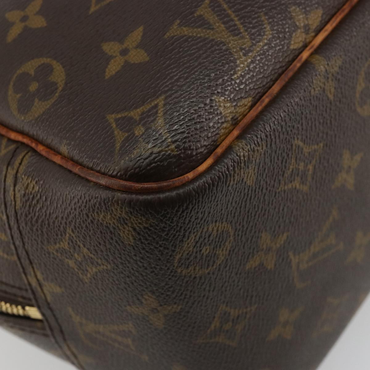 LOUIS VUITTON Monogram Deauville Hand Bag M47270 LV Auth BA12506