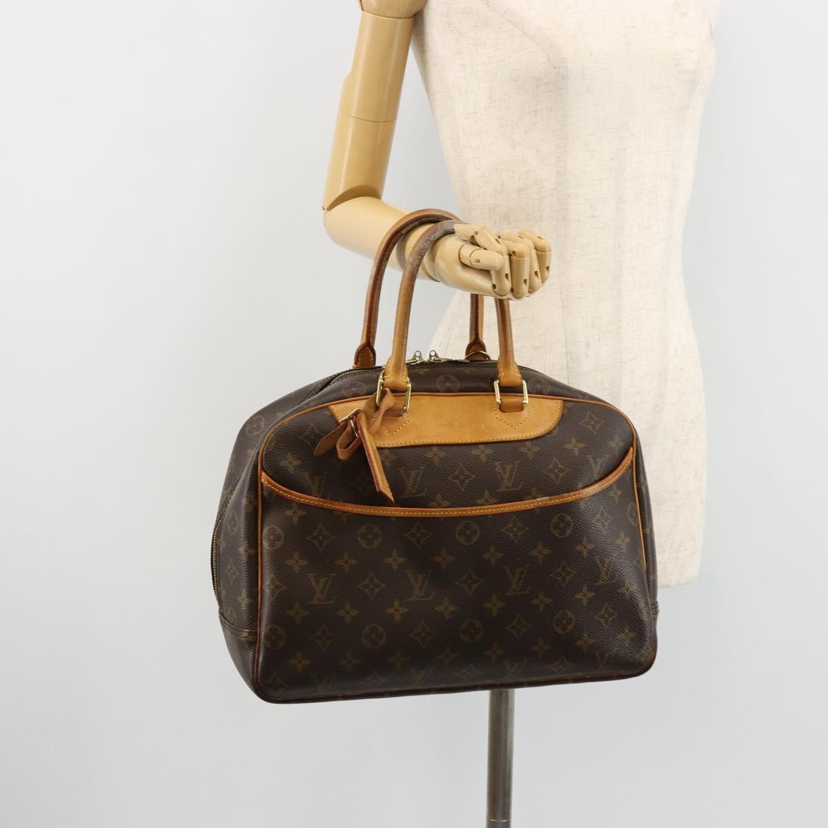 LOUIS VUITTON Monogram Deauville Hand Bag M47270 LV Auth BA12506
