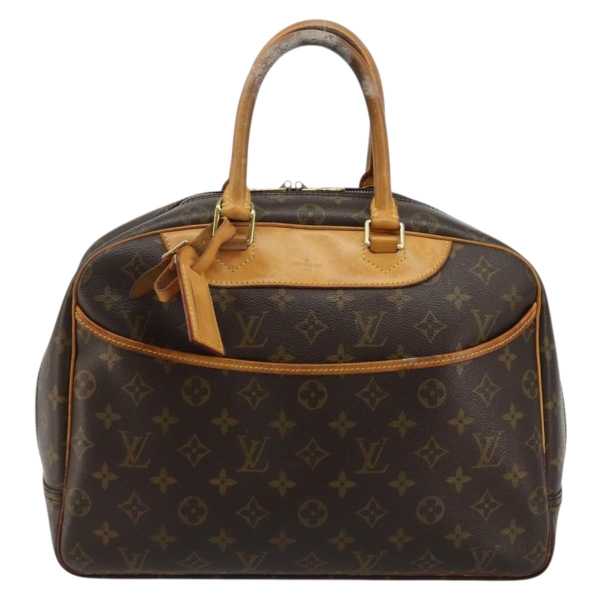 LOUIS VUITTON Monogram Deauville Hand Bag M47270 LV Auth BA12506