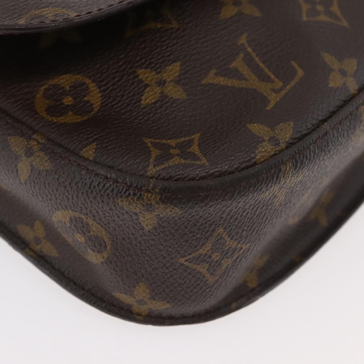 LOUIS VUITTON Monogram Saint Cloud MM Shoulder Bag M51243 LV Auth BA12522