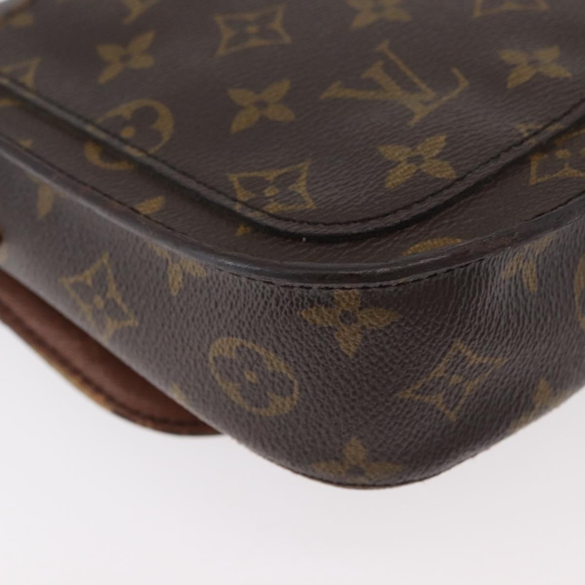 LOUIS VUITTON Monogram Saint Cloud MM Shoulder Bag M51243 LV Auth BA12522