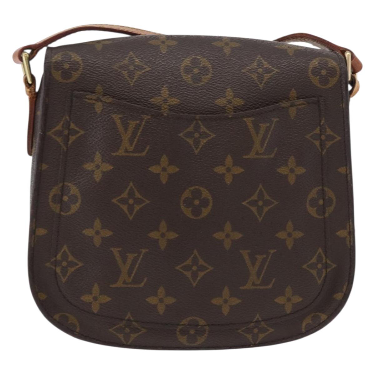 LOUIS VUITTON Monogram Saint Cloud MM Shoulder Bag M51243 LV Auth BA12522