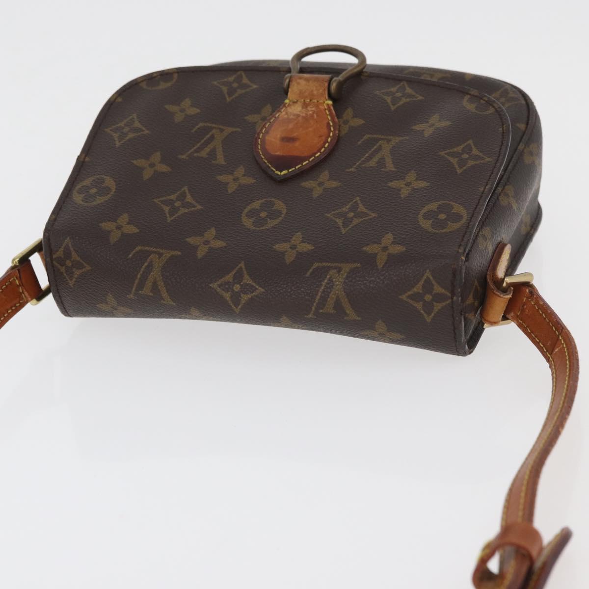 LOUIS VUITTON Monogram Saint Cloud MM Shoulder Bag M51243 LV Auth BA12522