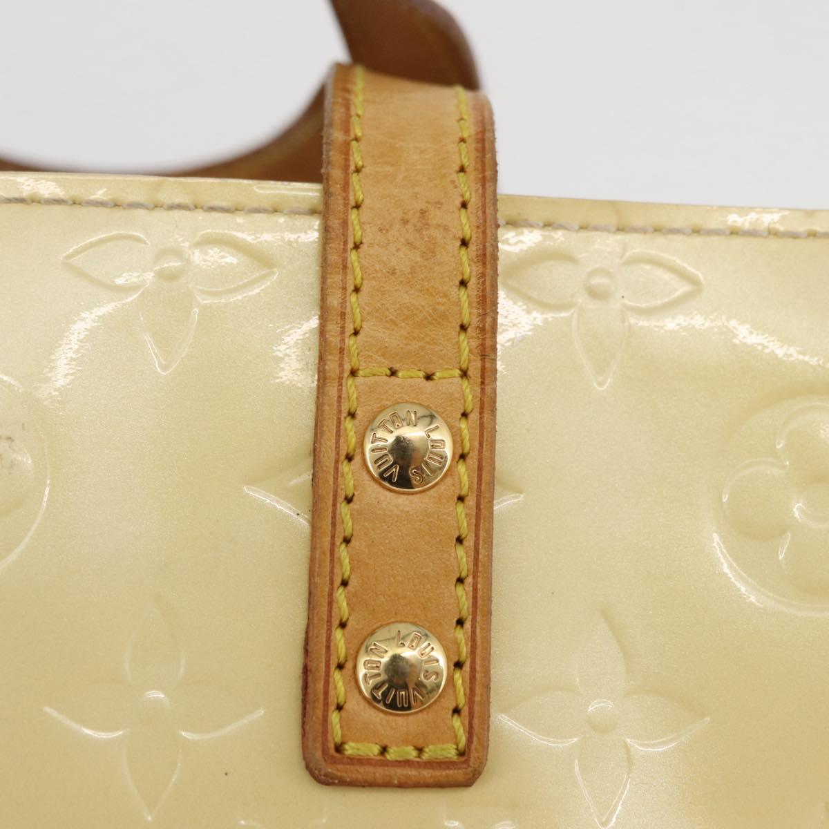 LOUIS VUITTON Monogram Vernis Reade PM Hand Bag Gris M91145 LV Auth BA12523