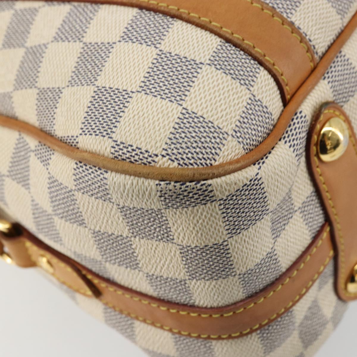 LOUIS VUITTON Damier Azur Stresa PM Tote Bag M51188 LV Auth BA12526
