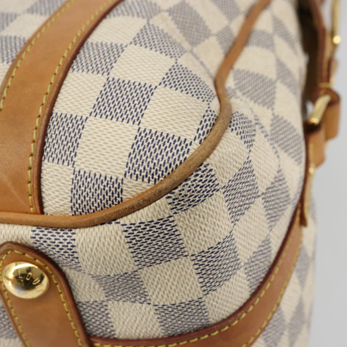 LOUIS VUITTON Damier Azur Stresa PM Tote Bag M51188 LV Auth BA12526