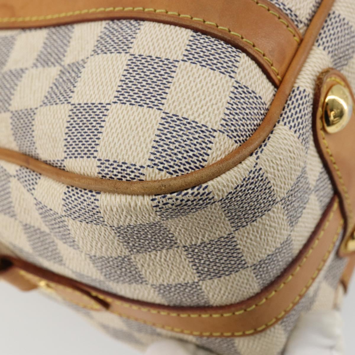 LOUIS VUITTON Damier Azur Stresa PM Tote Bag M51188 LV Auth BA12526