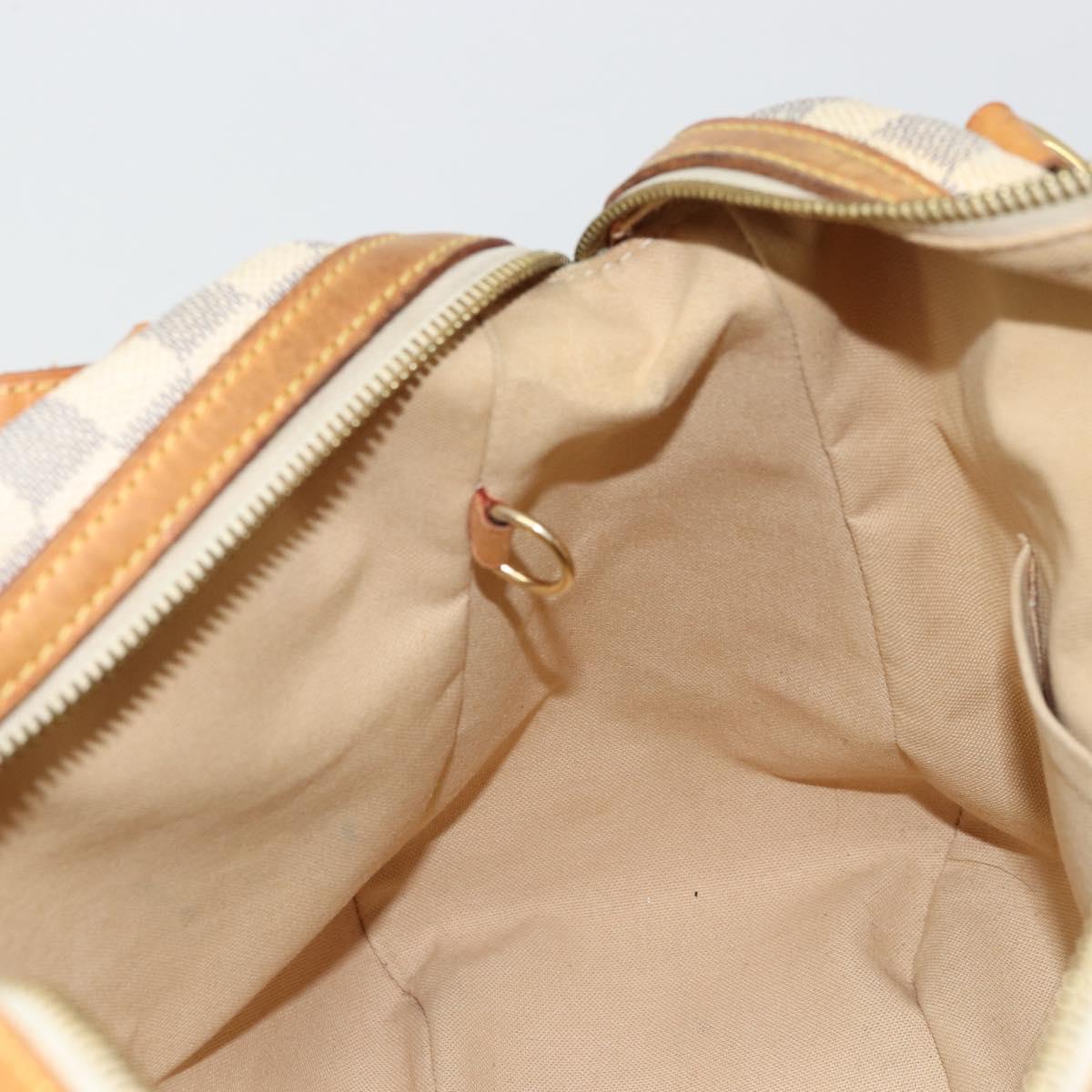 LOUIS VUITTON Damier Azur Stresa PM Tote Bag M51188 LV Auth BA12526