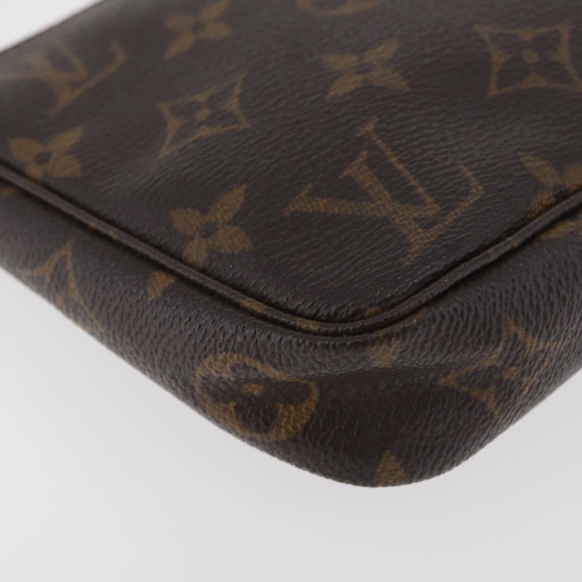LOUIS VUITTON Monogram Pochette Accessoires Pouch M51980 LV Auth BA12527