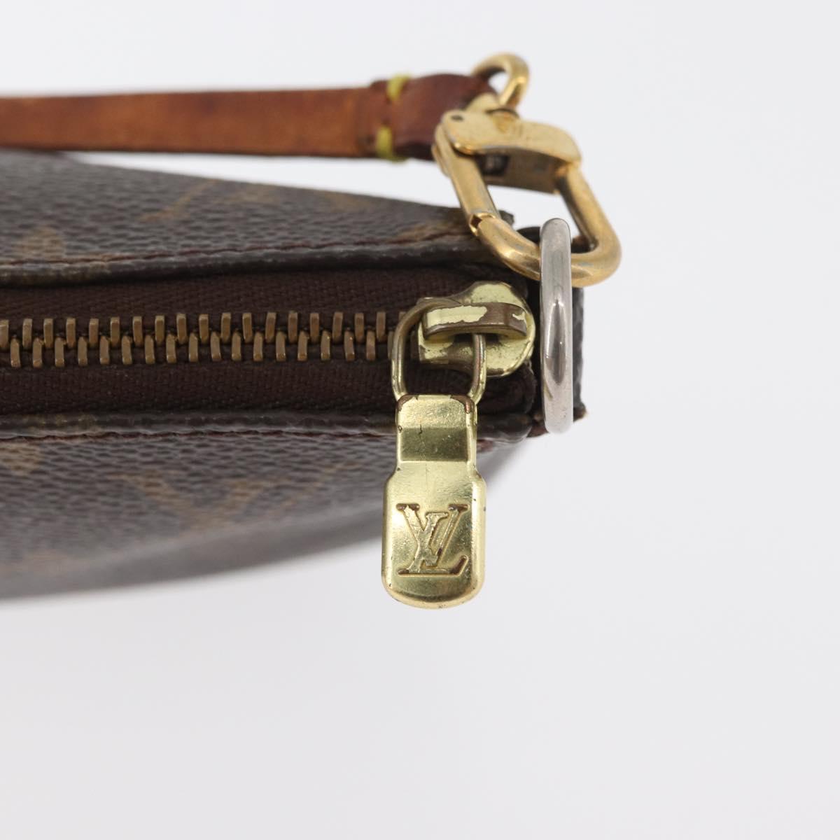 LOUIS VUITTON Monogram Pochette Accessoires Pouch M51980 LV Auth BA12527