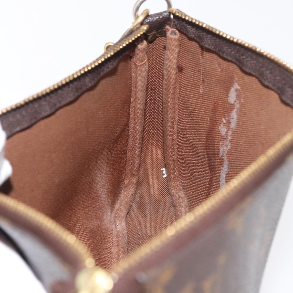 LOUIS VUITTON Monogram Pochette Accessoires Pouch M51980 LV Auth BA12527