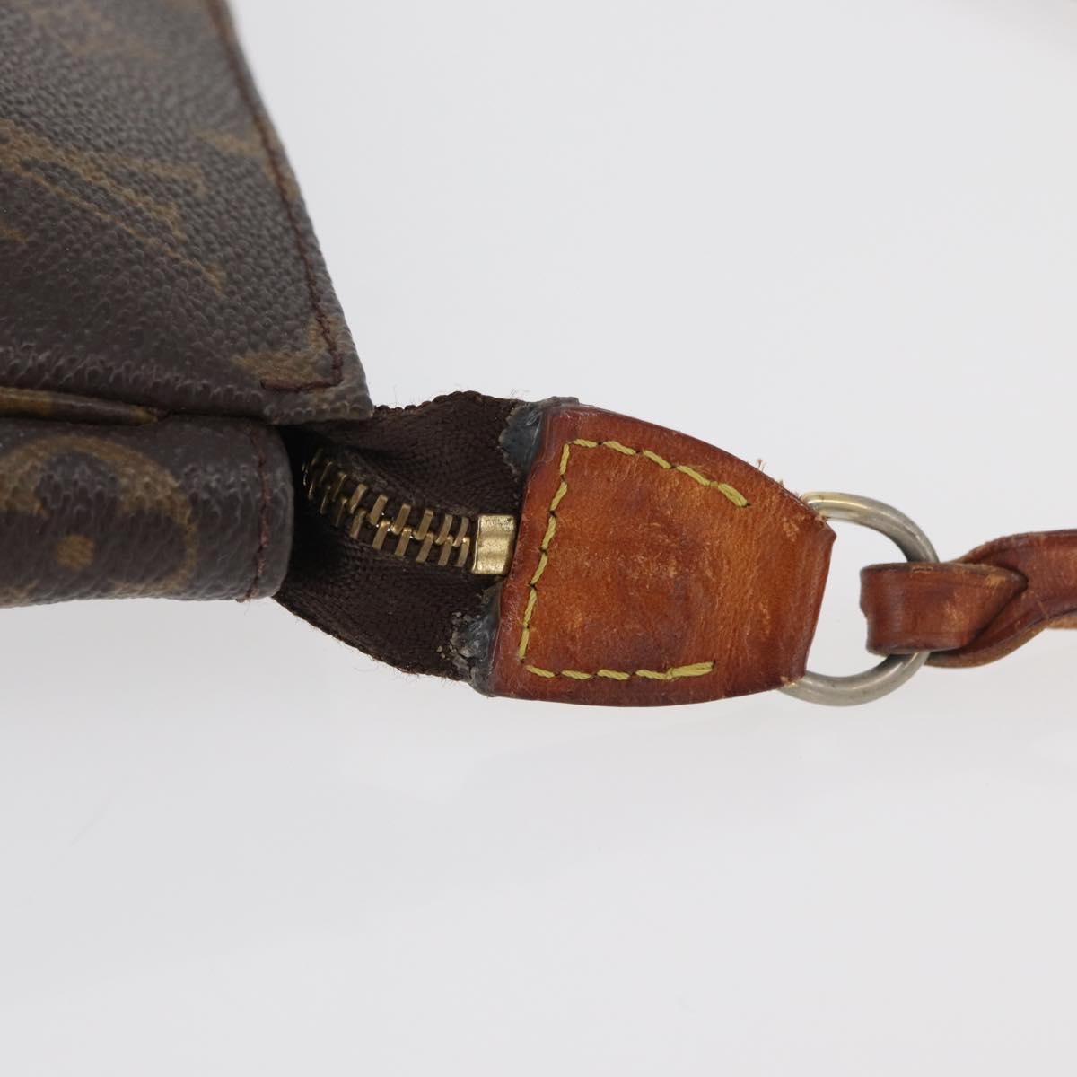 LOUIS VUITTON Monogram Pochette Accessoires Pouch M51980 LV Auth BA12527