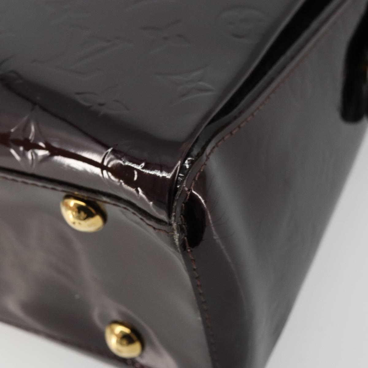 LOUIS VUITTON Monogram Vernis Melrose Avenue Bag Amarante M93757 LV Auth BA12530
