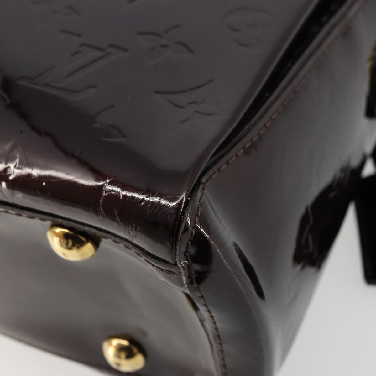LOUIS VUITTON Monogram Vernis Melrose Avenue Bag Amarante M93757 LV Auth BA12530