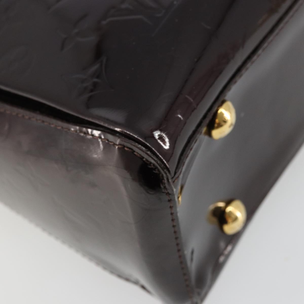LOUIS VUITTON Monogram Vernis Melrose Avenue Bag Amarante M93757 LV Auth BA12530